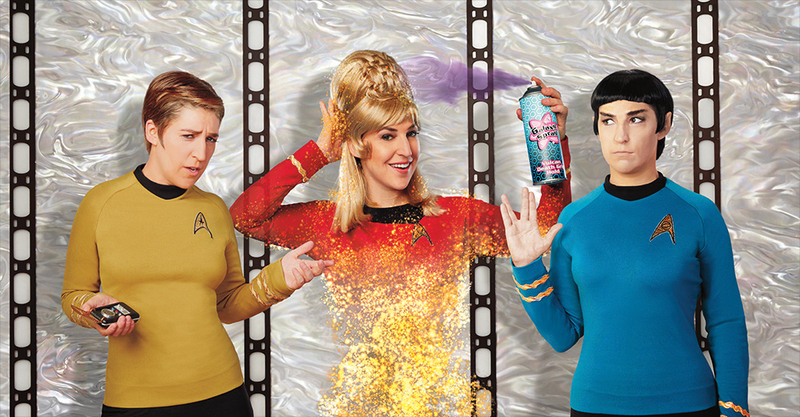 Phasers Set to Stunning by Ryan Christopher Ross. And yes, that’s Mayim Bialik.